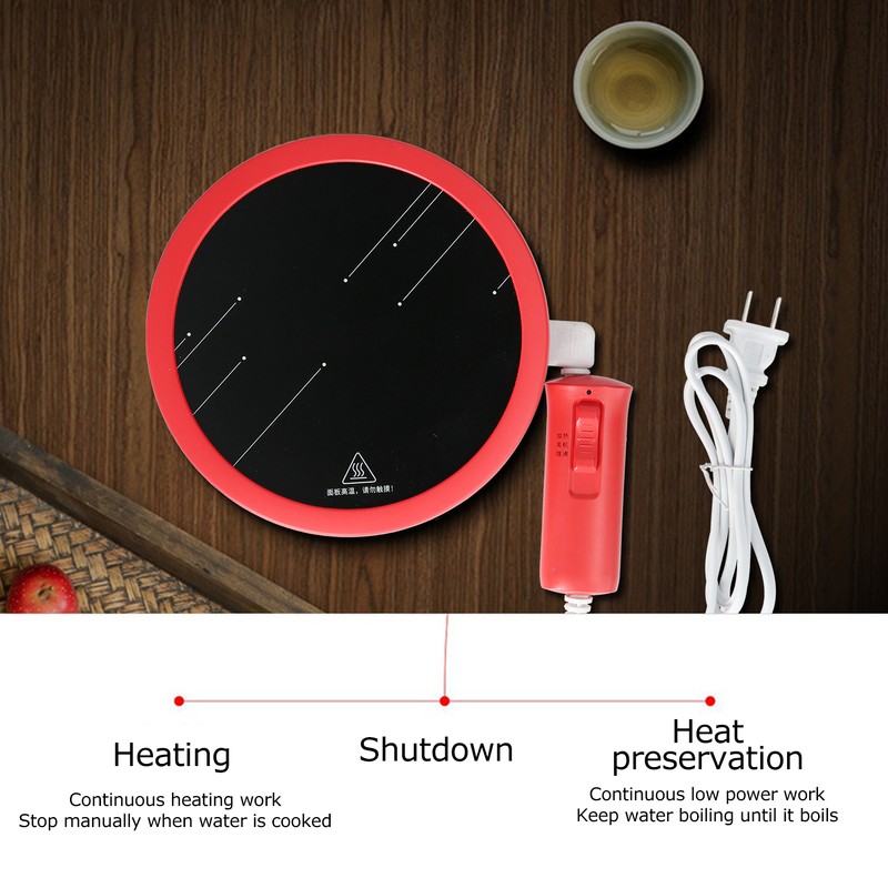 Mini Electric Stove Mute Tea Coffee Hotplate Heater Warmer Plate