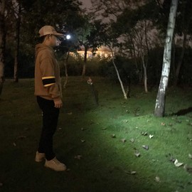 FISHNU 999 Battery Powered Ball Cap Light Led Clip On - Pocket Light Clip Hat LED Floodlights (Pack 2)