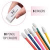 Mr. Pen- Pencil Erasers Set, 66 Pack, White, Latex-Free, No