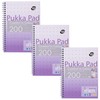 Pukka Pad, Irlen Jotta Pad A5 Notebook 3-Pack – Wire