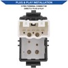 Obaee Power Window Switch Button Front Rear Passenger Side Compatible