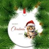 Cat Lover Christmas Ornament - 2024 Cat Mom Ornament, Christmas