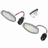 Pair of LED License Plate Lamp White Light 34100S0A013 Fit