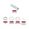 PATIKIL M10 Thread 1.58 Inch Lamp Cable Kit with Lock