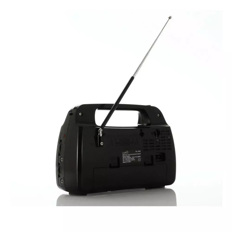 Supersonic 9 Band AM/FM/SW1-7 Portable Radio W Built-In Torch Light