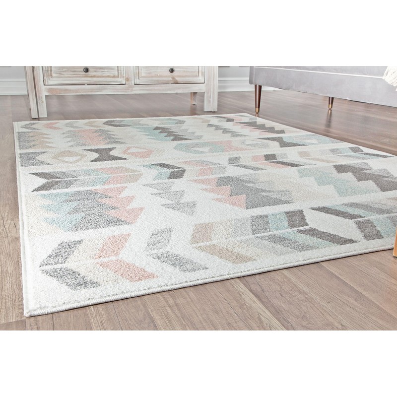 Rugs America MO50A Mint Lime Contemporary Geometric Area Rug 9'