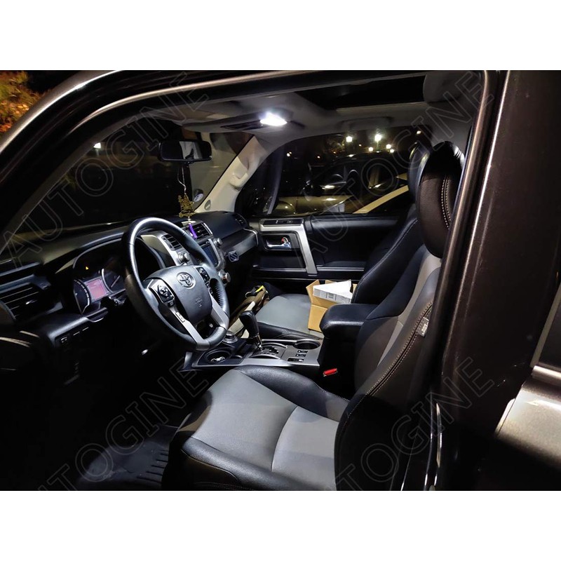 AUTOGINE Super Bright 6000K White LED Interior Light Bulbs Kit