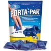 Walex Porta-Pak Black Holding Tank Deodorizer & Portion Control System Drop-Ins - Rapid Breakdown of Waste & Paper, Odor Prevention, Cleans Tank & Sensors - Fresh Scent, 10-Pack