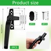 Universal Window Handle Replacement Kit Black Double Glazing Window Handles
