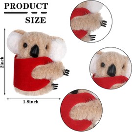 RZJSLSHANHAI 40Pcs Koala Clip Buddy Koala Clip Koala Stuffed Animal Pencil Toppers Koala Bear Prizes Fuzzy Koala Bear Hugger Clip Animal Plush Pencil Clips Cute Toy