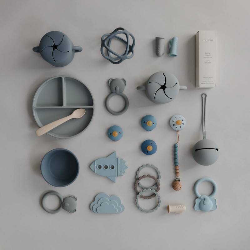 mushie Silicone Baby Teether Toy | Elephant