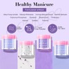 AZUREBEAUTY Purple Twilight Bloom Dip Powder Nail Kit Starter with