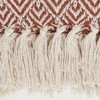 DII Diamond Throw Collection Cotton Woven, 50x60, Cinnamon