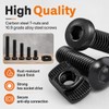 252PCS M5 T Nuts and T-Slot Bolts Extrusion Accessories Kitwith