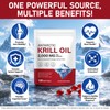 Antarctic Krill Oil 2000mg Softgels with Omega-3s EPA, DHA, Astaxanthin
