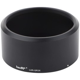 Haoge LAR-GR3X Lens Filter Adapter Ring for RICOH GR3X/GRIIIX Digital Camera for GT-2 GW4 Wide Conversion Lens replaces GA-2 With 49mm Filter Hole