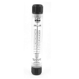 Xnrtop LZT G-15 0.5-5GPM 2-18LPM Water Flow Meter Panel Type Flowmeter