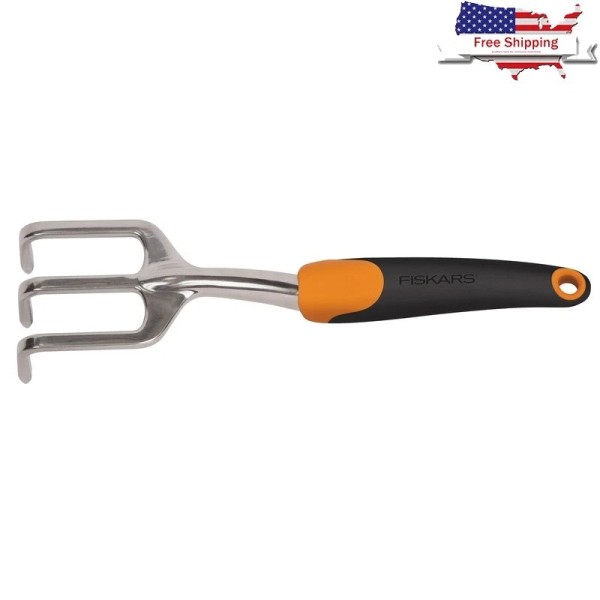 Unbranded Ergonomic Hand Cultivator Tool Aluminum Head Weeding Aerating Garden