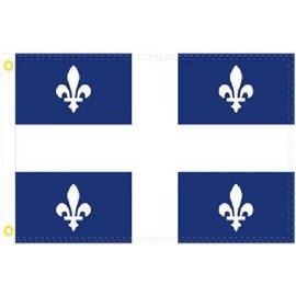 Trade Winds 12X18 QUEBEC CITY CANADA BOAT FLAG BANNER 100D FABRIC W/GROMMETS