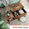 WLIVE Wood Lift Top Coffee Table with Hidden Compartment and