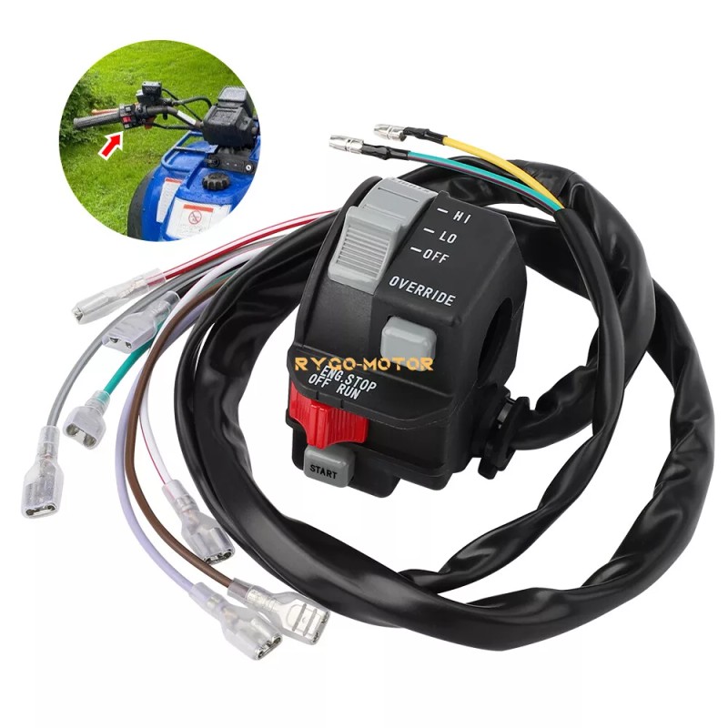 M MATI Handlebar Start Switch Control For Polaris Magnum 425
