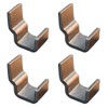 File Bar Factory Metal Shelf Clips Set of 4