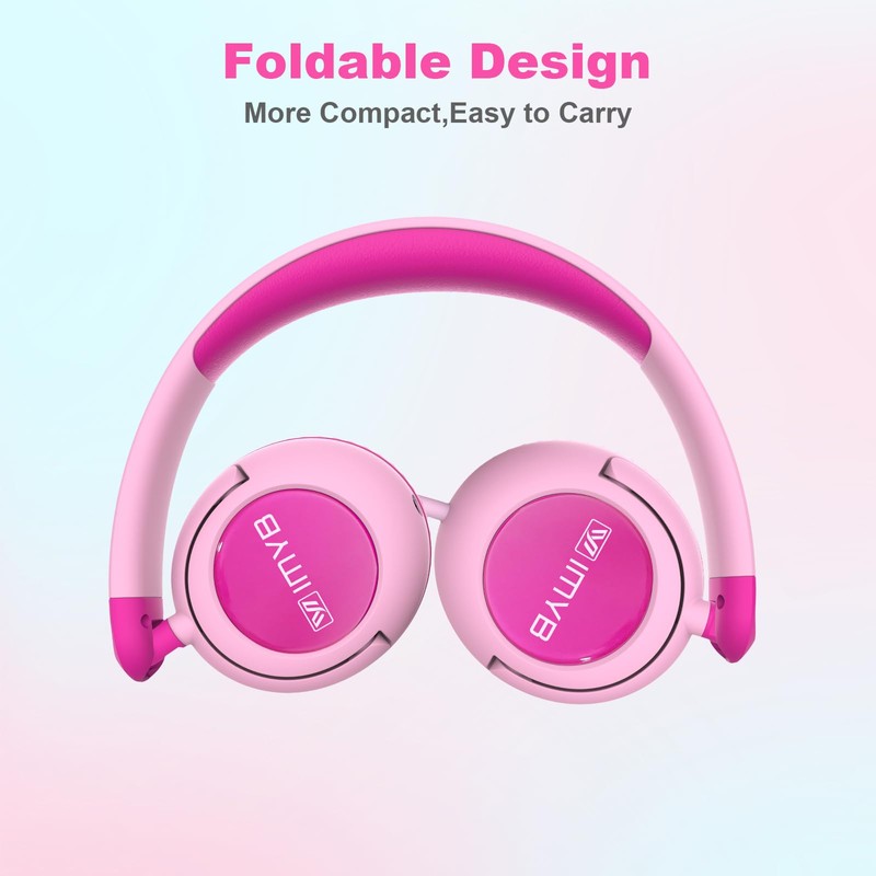 Kids Headphones for School, Wired HD Mic 3-15 Year for