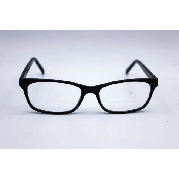 Muse Carpenter Black Rectangle Eyeglasses Frames 39-P9401 51-16-140