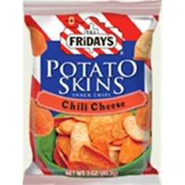 Poore Brothers Tgif Potato Skins Chili Cheese Flavor, 3-Ounces (Pack of 6)