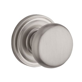 Baldwin Reserve 9BR3500-024 Traditional Round Half-Dummy Knob in Satin Nickel