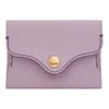 Fossil Heritage Leather Credit Card Holder 10cm, lavender, Elegant