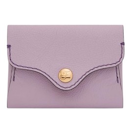 Fossil Heritage Leather Credit Card Holder 10cm, lavender, Elegant