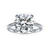 IMOLOVE 4ct Moissanite Engagement Ring Wedding Solitaire Ring for Women