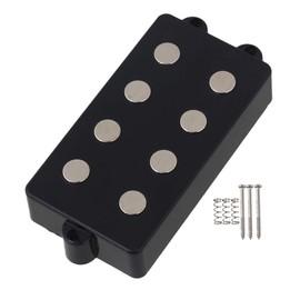 Yibuy Black BIG BASS GUITAR 4 String Humbucker Pickup Musical Instrument Ceramic