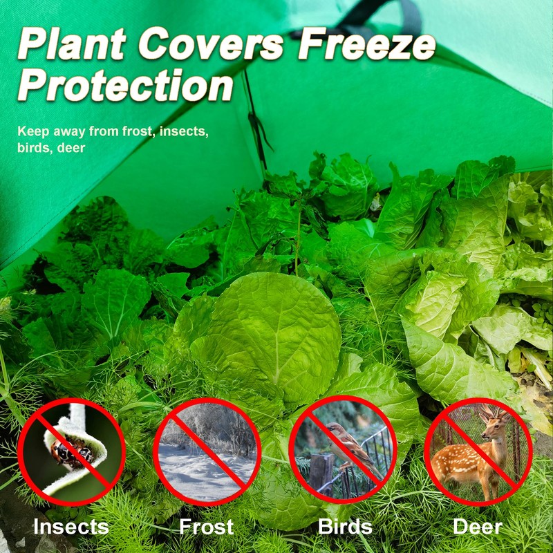 59″*59″*60″ Large Winter Plant Warm Covers with Air Hole for