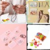 Mini Joyero Transparente, 24 Contenedores Pequeños de Plástico Transparente Con