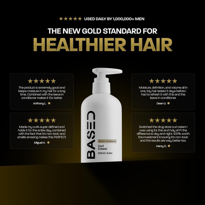 Based Bodyworks Curl Cream | Instant Definition & Hydration |