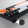 MageGee 75% Mechanical Gaming Keyboard, Yellow Switch, LED White Backlit,