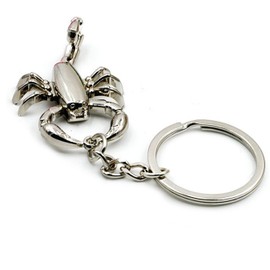UOOOM 3D Metal Scorpion Keyring, silver