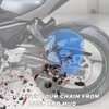 Xitomer Rear Chain Guard for Motorcycle, Black Aluminum, Fit for