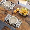 Rustic Deer Forest Table Placemats Set of 6, Linen Placemats