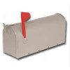U.S. #1 Rural Mailbox, Galvanized Steel Gray
