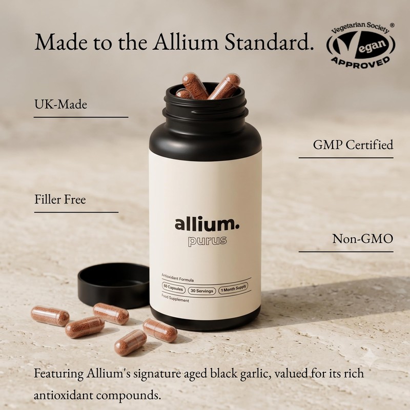 Allium Purus Antioxidant & Immunity Supplement – 60 Capsules with