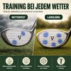 Vendix 152 x Golf Impact Stickers, Weatherproof Impact Tape for