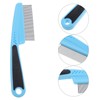 Kichvoe Stainless Steel Fine Tooth Comb for Boy Girl Adults