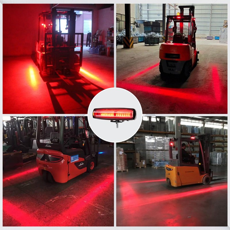 2 Pack Forklift Safety Light LED Forklift Warning Light, Pedestrian