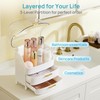 Vtopmart 3-Tier Skincare Makeup Organizer with Drawers and Lid for