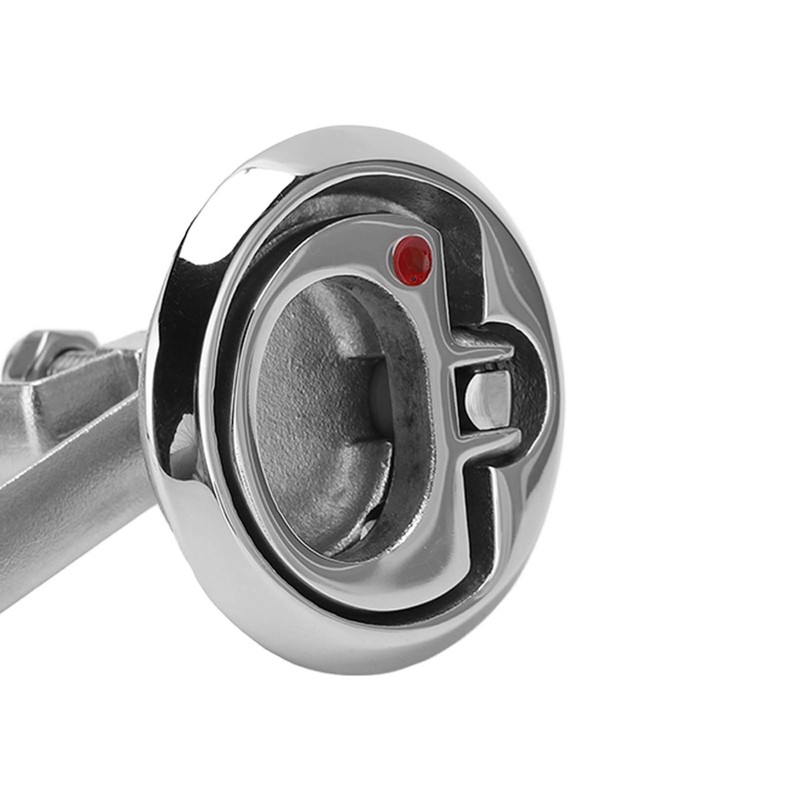 Stainless Steel Marine Deck Floor Lock Highly Polishing Yacht Boat