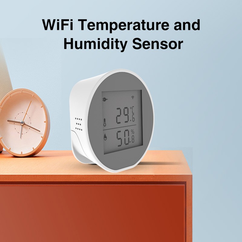 Smart WiFi Temperature Humidity Monitor Wireless Temperature Humidity Sensor TUYA