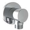 Aquaiaw Wall Supply Elbow with O-Ring Flange, Tapered 1/2 NPT